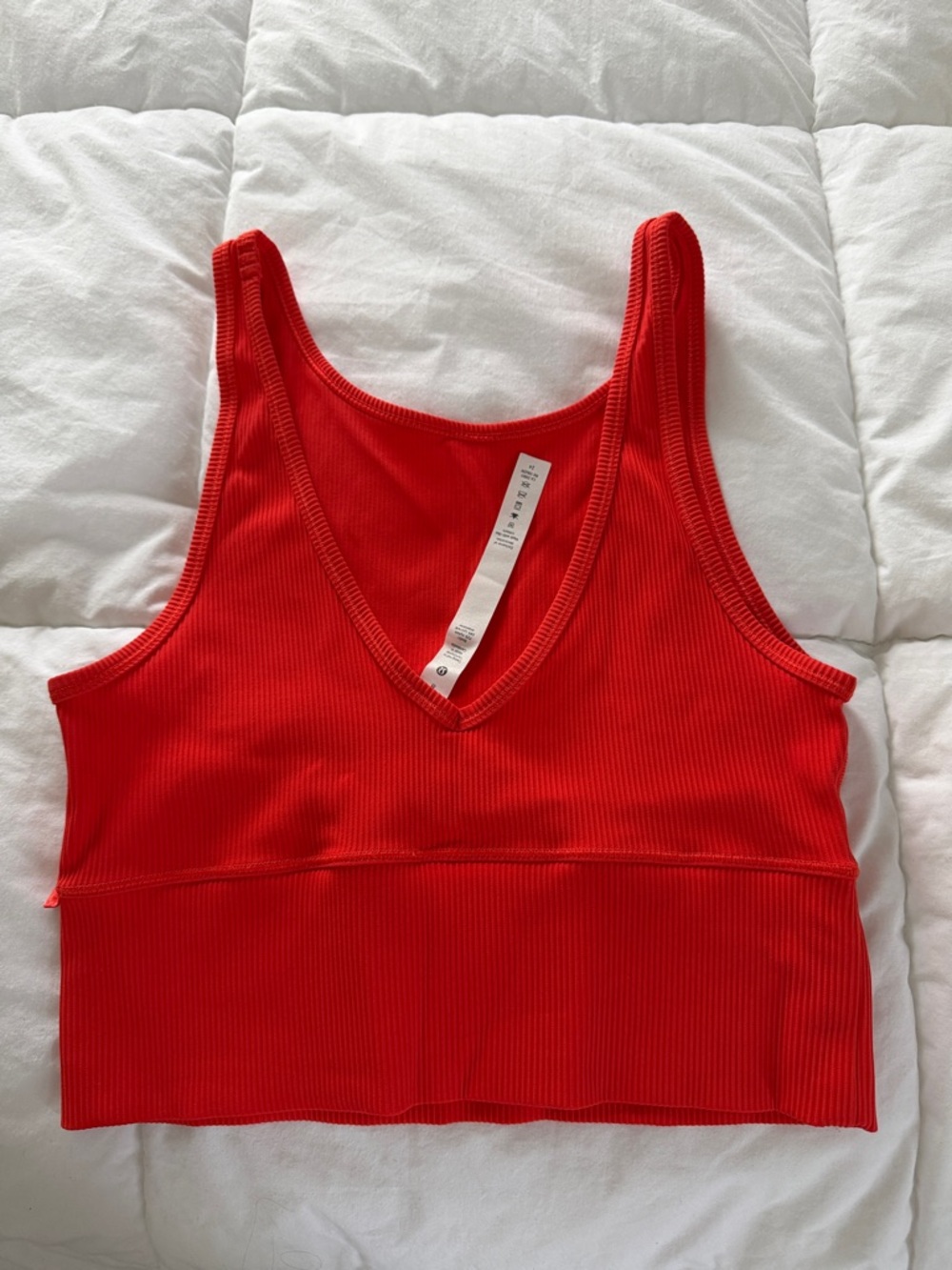 lululemon athletica Red Ribbed Muscle Tank - Picture 3 of 4